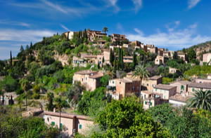 Village of Deia in Mallorca visited using car hire from easyCar.com