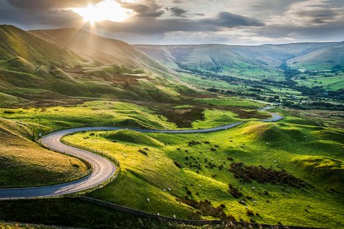 Glorious Yorkshire valley visited using car hire from easyCar.com