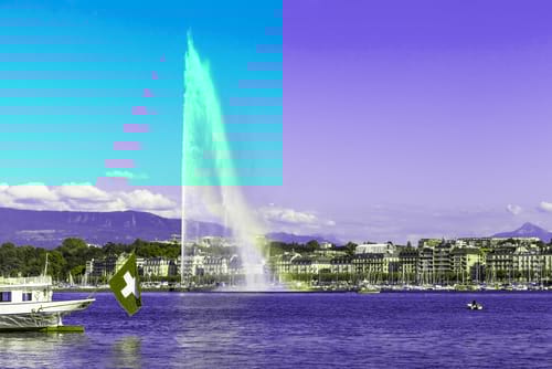Downtown Geneva visited using car hire from easyCar