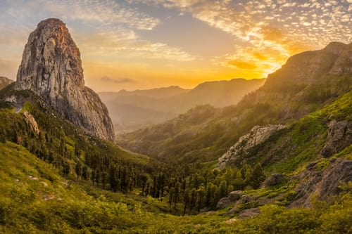 View of Garajonay National Park, car hire by easyCar