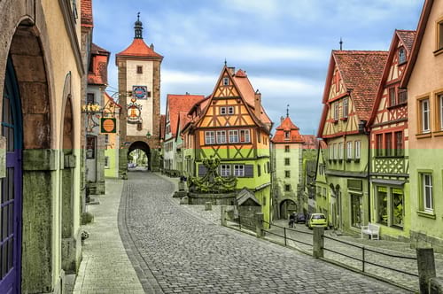 Pretty village in Germany visited using car hire from easyCar