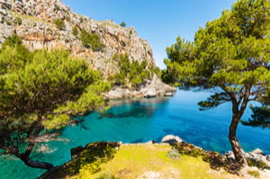 Sa Calobra beach in Mallorca visited using car hire from easyCar.com